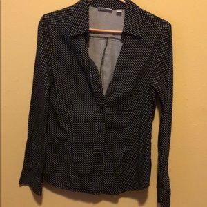 Button up black dress shirt